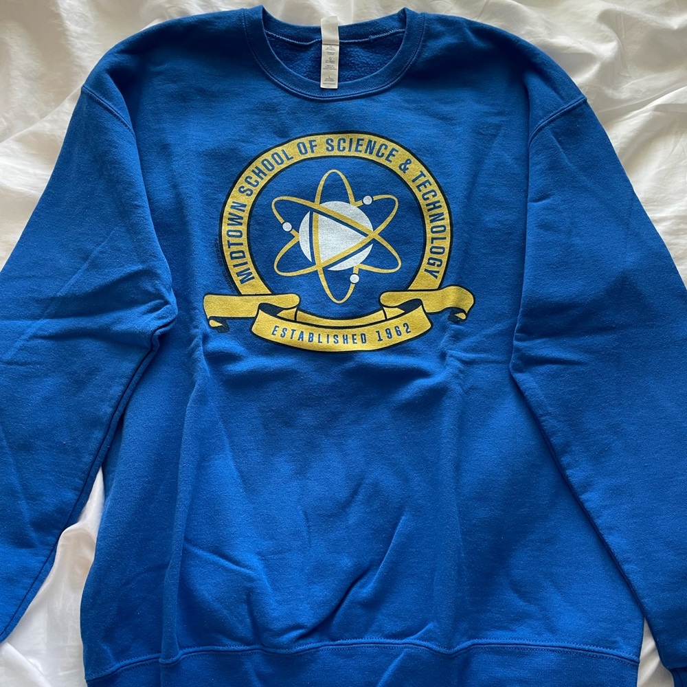 Blue Spider-Man crewneck